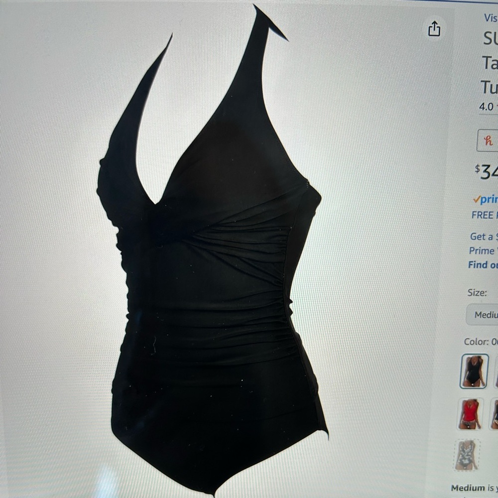 Halter top tankini - Picture 4 of 6